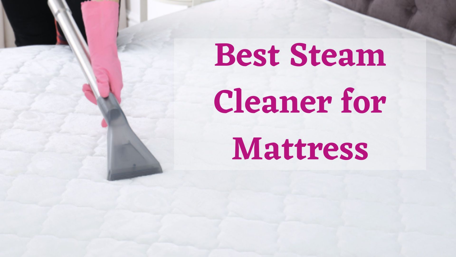 Best Steam Cleaner for Mattress