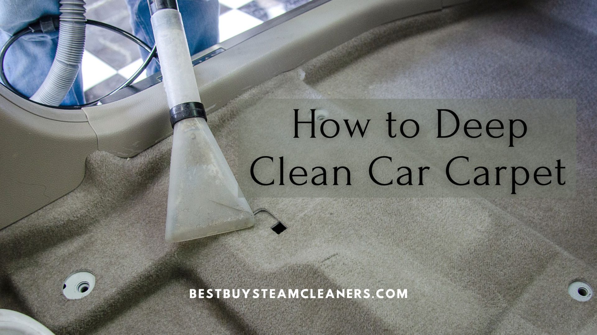 How to Deep Clean Car Carpet